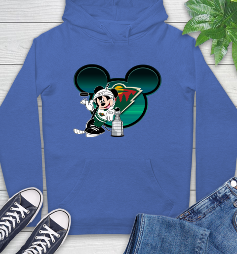 NHL Minnesota Wild Stanley Cup Mickey Mouse Disney Hockey T Shirt Hoodie 9
