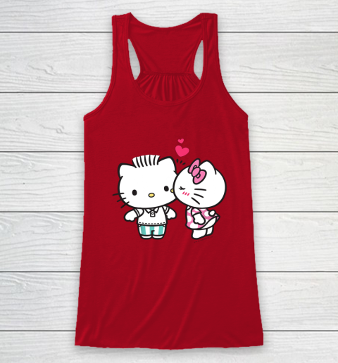 Hello Kitty and Dear Daniel Valentine Tee Racerback Tank 4