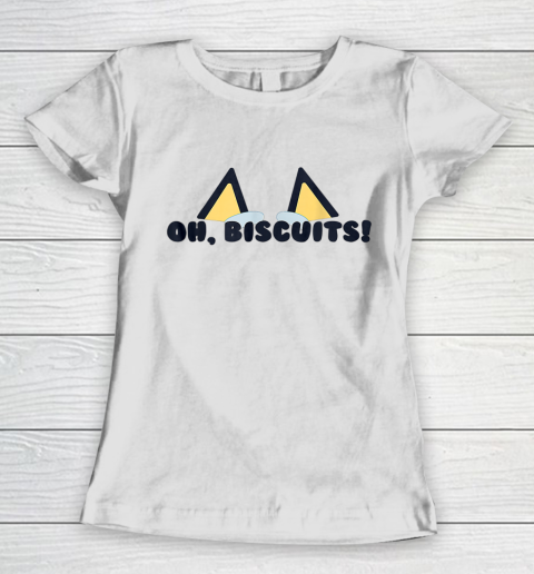 Blueys Oh Biscuits Mums Dad Cartoon Mothers Women's T-Shirt