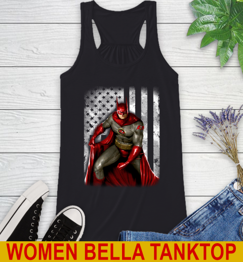Tampa Bay Buccaneers NFL Football Batman DC American Flag Shirt Racerback Tank