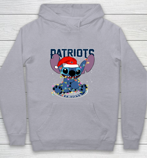 New England Patriots NFL Football noel stitch Christmas Youth Hoodie 4
