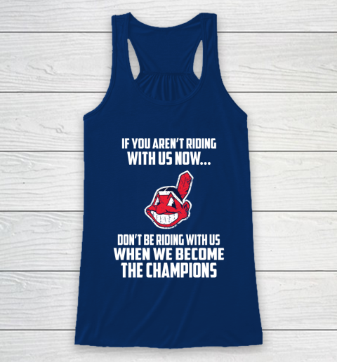 MLB Cleveland Indians Baseball We Become The Champions Racerback Tank 6