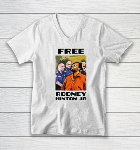 Free Rodney Hinton Jr V-Neck T-Shirt