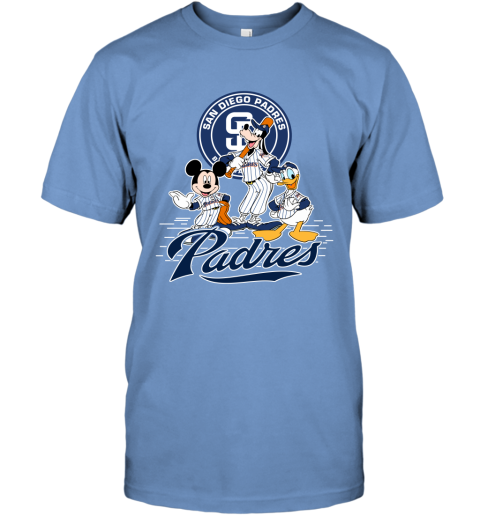 MLB San Diego Padres Mickey Mouse Donald Duck Goofy Baseball T Shirt Youth  T-Shirt