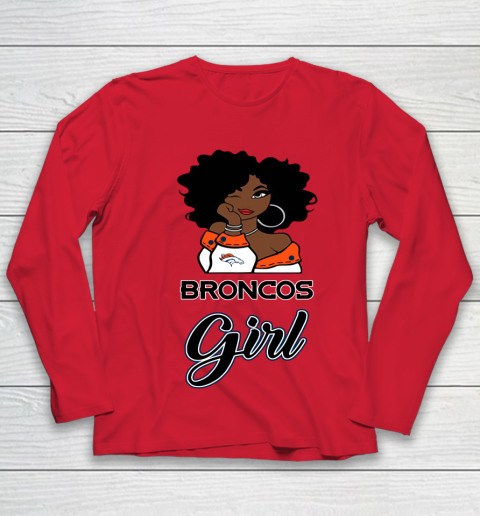 Denver Broncos Girl NFL Youth Long Sleeve 10