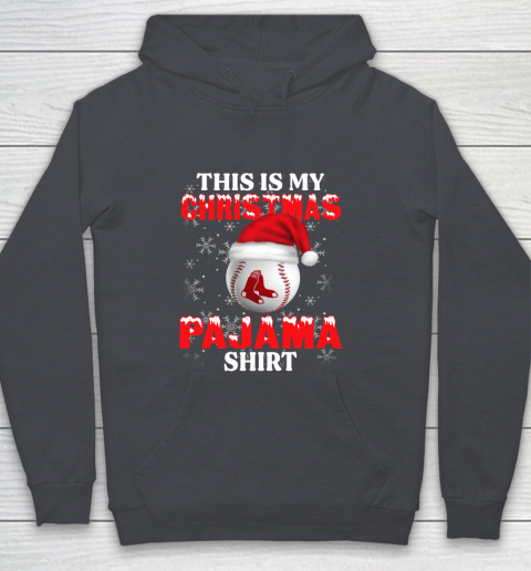 Boston Red Sox This Is My Christmas Pajama Shirt MLB Youth Hoodie 5