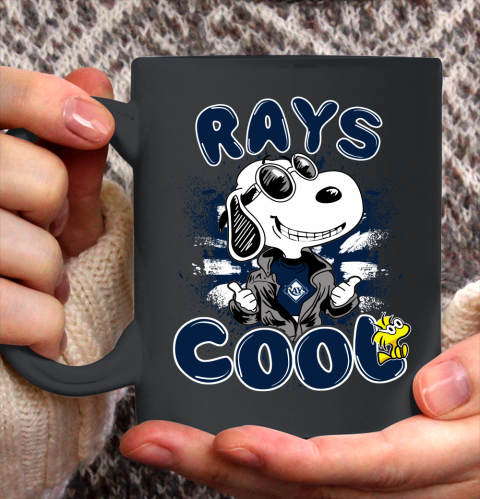 MLB Baseball Tampa Bay Rays Cool Snoopy Shirt Ceramic Mug 11oz