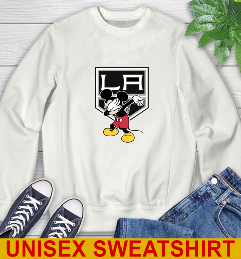 Los Angeles Kings NHL Hockey Dabbing Mickey Disney Sports Sweatshirt