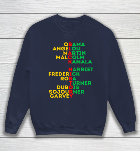 Black History Month Dream Like Leaders African American Love Sweatshirt 2