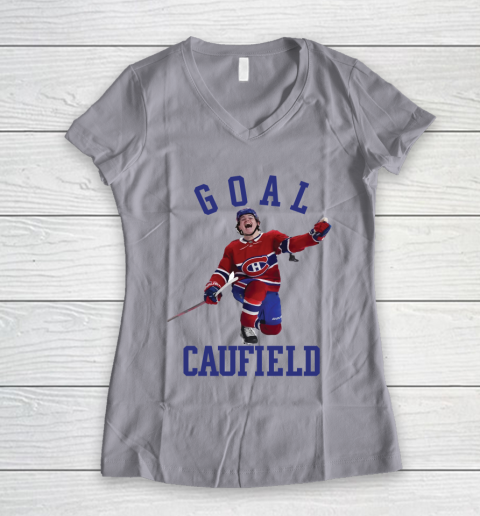Goal Caufield Shirt Canadiens Women's V-Neck T-Shirt 2