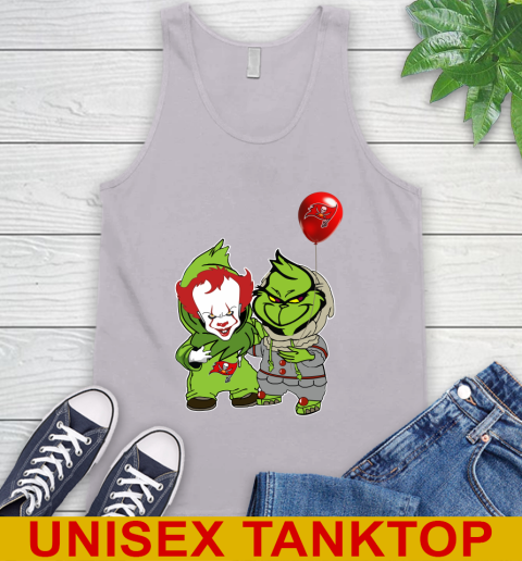 Tampa Bay Buccaneers Baby Pennywise Grinch Christmas NFL Football Tank Top 4