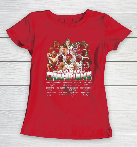 Milwaukee Bucks Championship shirt Milwaukee Basketball Bucks Finals 2021 Women's T-Shirt 9