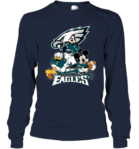 NFL Philadelphia Eagles Mickey Mouse Donald Duck Goofy Unisex T