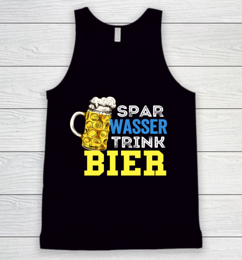 Beer Lover Funny Shirt Save Water Drink Beer Drink Alcohol Drink Party Saying Tank Top