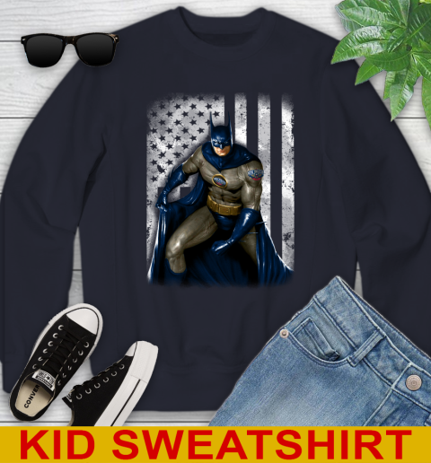 New Orleans Pelicans NBA Basketball Batman DC American Flag Shirt Youth Sweatshirt 2