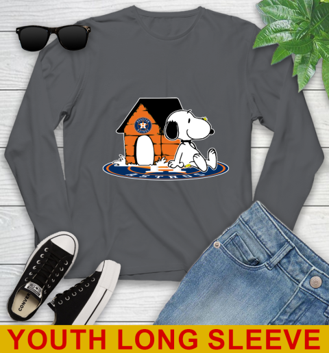 MLB Baseball Houston Astros Snoopy The Peanuts Movie Shirt Youth Long Sleeve 10 MLB Baseball Houston Astros Snoopy The Peanuts Movie Shirt Youth Long Sleeve - Image 10