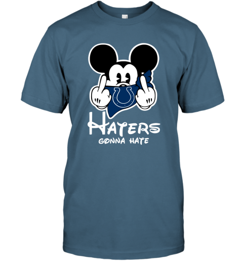 NFL Indianapolis Colts Haters Gonna Hate Mickey Mouse Disney Football  T-Shirt Sweatshirt Hoodie