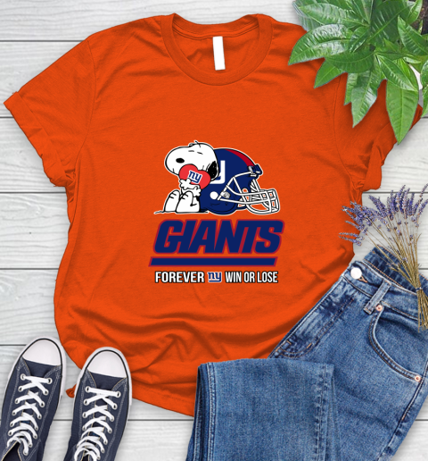 NFL The Peanuts Movie Snoopy Forever Win Or Lose Football New York Giants 94