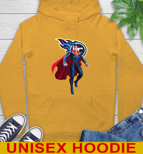 NFL Superman DC Sports Football Tennessee Titans Hoodie 3