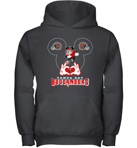 I Love The Buccaneers Mickey Mouse Tampa Bay Buccaneers s Youth Hoodie