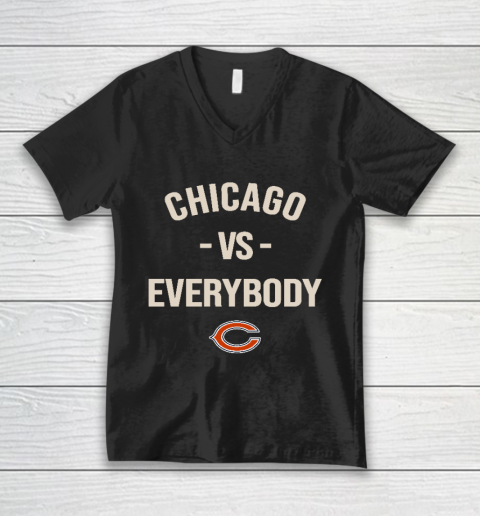 Chicago Bears Vs Everybody V-Neck T-Shirt
