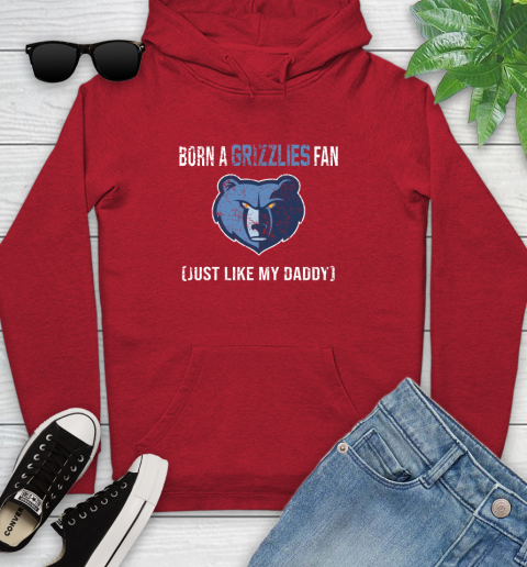 NBA Memphis Grizzlies Loyal Fan Just Like My Daddy Basketball Shirt Youth Hoodie 10