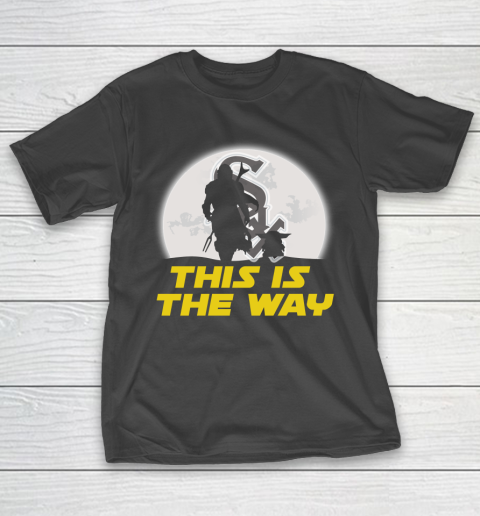 Chicago White Sox MLB Baseball Star Wars Yoda And Mandalorian This Is The Way T-Shirt