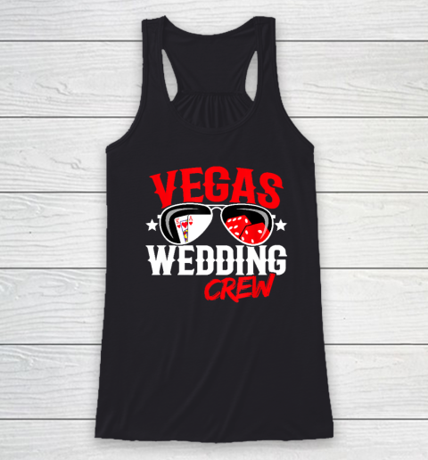 Las Vegas Wedding Party  Married in Vegas Racerback Tank