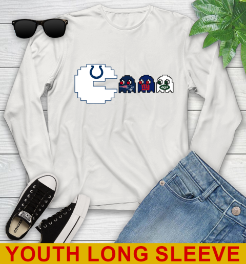Indianapolis Colts NFL Football Pac Man Champion Youth Long Sleeve 12