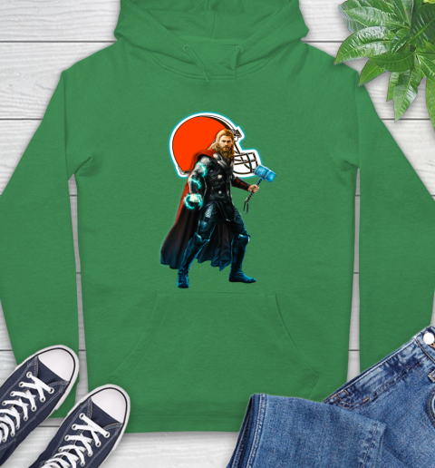 NFL Thor Avengers Endgame Football Cleveland Browns Hoodie 8