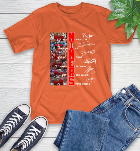 Niners Player Name And Signature San Francisco 49ers Shirts 4