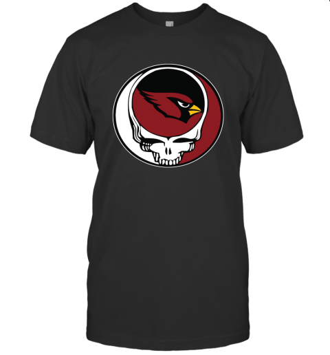 Arizona Cardinals Grateful Dead Steal Your Face Football Nfl Shirts Men Cotton T-Shirt