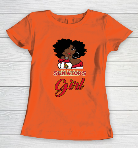 Ottawa Senators Girl NHL Women's T-Shirt 5