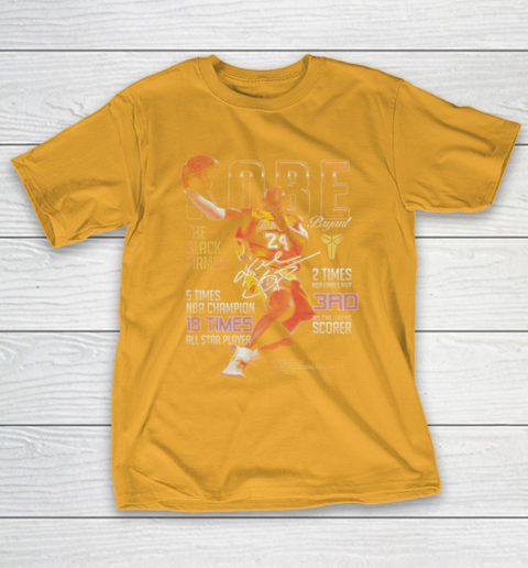 Kobe black and gold shirt discount