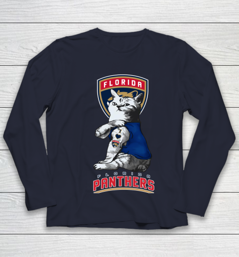 NHL My Cat Loves Florida Panthers Hockey Youth Long Sleeve 2