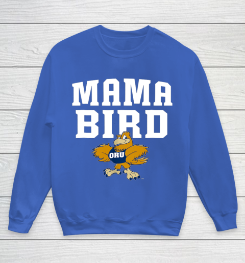 Oral Roberts Golden Eagles Mama Mascot Youth Sweatshirt 6