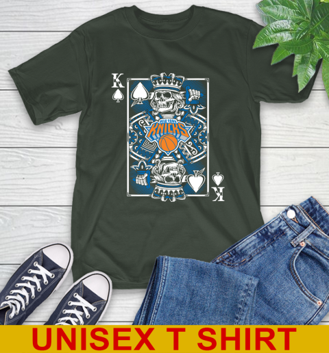 New York Knicks NBA Basketball The King Of Spades Death Cards Shirt T-Shirt 6