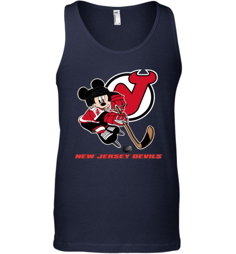 NHL New Jersey Devils Mickey Mouse Disney Hockey T Shirt Youth