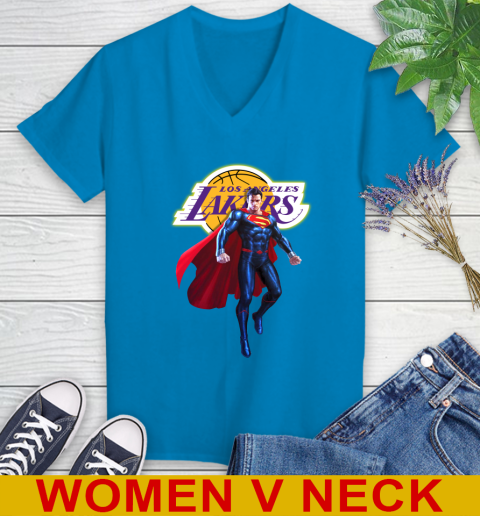 NBA Awesome Superman Basketball Sports Los Angeles Lakers 84