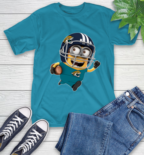 NFL Jacksonville Jaguars Minions Disney Football Sports T-Shirt 8
