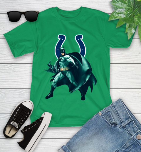 NFL Batman Football Sports Indianapolis Colts Youth T-Shirt 6