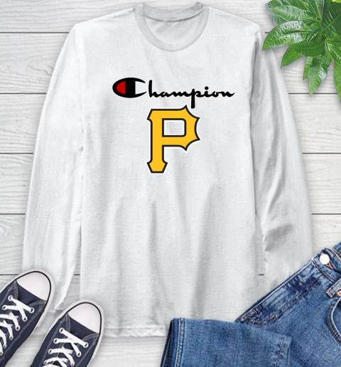 MLB Baseball Pittsburgh Pirates Champion Shirt Long Sleeve T-Shirt