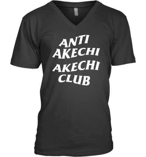Anti Akechi Akechi Club V-Neck T-Shirt