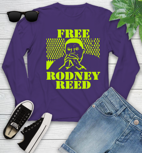 Freee rodney reed Youth Long Sleeve 5 Freee rodney reed Youth Long Sleeve - Image 5