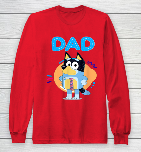 Family Blueys Love Dad Love Mom Blueys Love Mom Long Sleeve T-Shirt 7