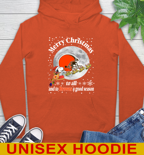 Cleveland Browns Merry Christmas To All And To Browns A Good Season NFL Football Sports Hoodie 4