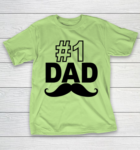 #1 Dad Funny Father's Day T-Shirt 6
