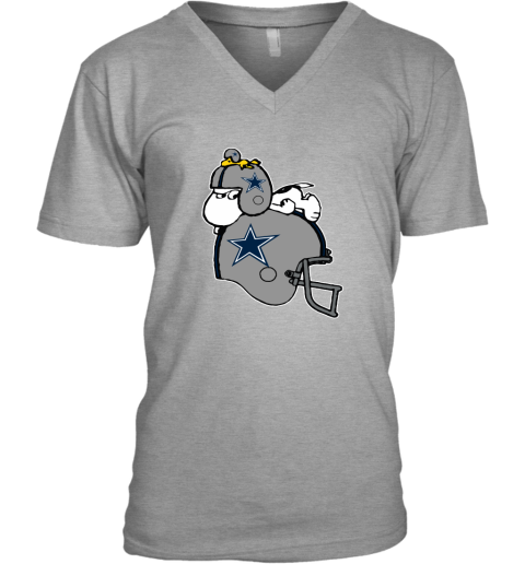 Snoopy And Woodstock Resting On Dallas Cowboys Helmet T-Shirt - T-shirts  Low Price