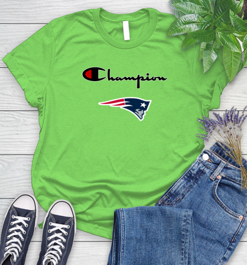 NFL Football New England Patriots Champion Shirt Women's T-Shirt 7