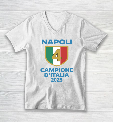 Napoli Campione D'Italia 2025 V-Neck T-Shirt
